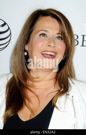 La ville de New York. Apr 25, 2015. Lorraine Bracco assiste à la soirée de clôture 'Les Affranchis' au cours de la 2015 Tribeca Film Festival at Beacon Theatre le 25 avril 2015 à New York./photo alliance © dpa/Alamy Live News Banque D'Images