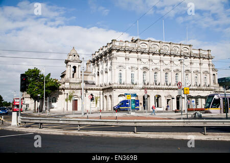 La station de tramway d'Heuston, Dublin, Irlande. Banque D'Images