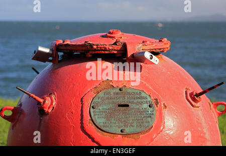 La charité pour la collecte des naufragés et les marins pêcheurs Benevolent Society Royal à Aberdour dans Fife Ecosse Banque D'Images