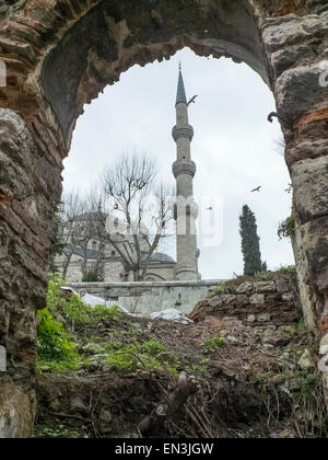 La mosquée bleue, Istanbul, Turquie Banque D'Images