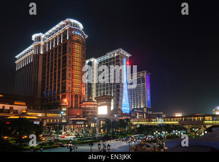 La bande de cotai casino hotel resort domaine de Macao MACAO, CHINE Banque D'Images