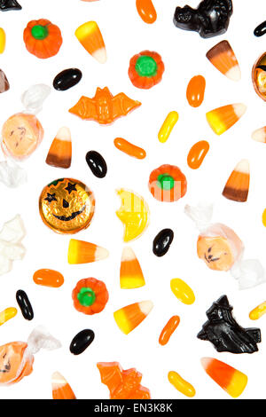 Bonbons d'halloween avec jelly beans Banque D'Images