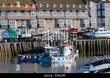 West Bay,Anna,Côte jurassique du Dorset, Angleterre, Royaume-Uni, Broadchurch populaires séries télé tourné ici. Banque D'Images