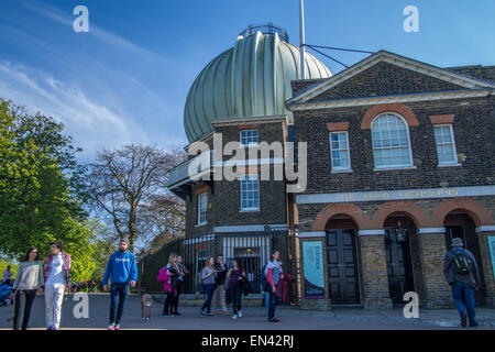 Observatoire Royal de Greenwich, Londres. Banque D'Images