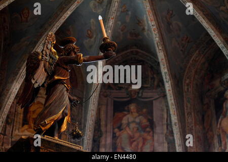 Intérieur de l'abbaye de San Pietro à Pérouse Banque D'Images