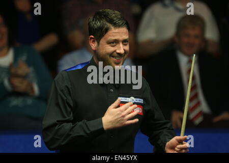 Sheffield, Royaume-Uni. 23 Juin, 2014. Matthew Stevens (Wal) perdu de Ronnie O'Sullivan au 2ème tour du Betfred World Snooker Championship. © Michael Cullen/ZUMA/Alamy Fil Live News Banque D'Images