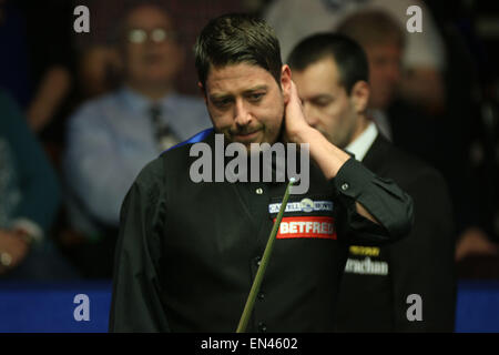 Sheffield, Royaume-Uni. 23 Juin, 2014. Matthew Stevens (Wal) perdu de Ronnie O'Sullivan au 2ème tour du Betfred World Snooker Championship. © Michael Cullen/ZUMA/Alamy Fil Live News Banque D'Images