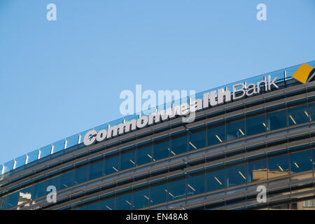 Les bureaux de la Commonwealth Bank of Australia à Sydney, Darling Harbour Banque D'Images