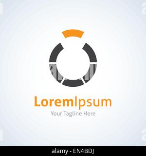 D'affaires de l'entreprise penser hors de la boîte logo vector icon Illustration de Vecteur