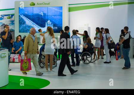 BERLIN - 09 septembre 2012 : stand de société ACER. Internationale Funkausstellung Berlin (Berlin) exposition radio International Banque D'Images