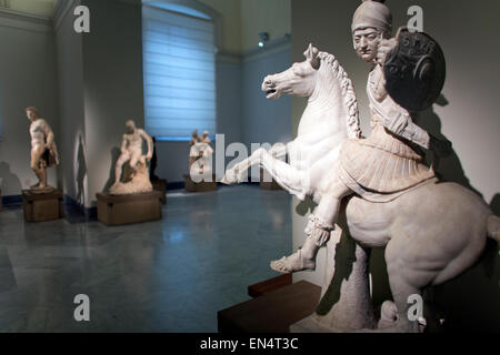 L'art romain ancien dans le Musée Archéologique National de Naples Banque D'Images