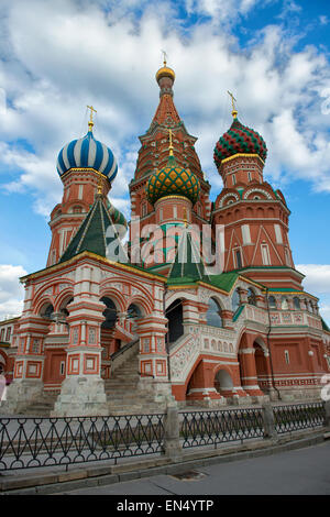 La Cathédrale Saint-Basile à Moscou, Russie Banque D'Images