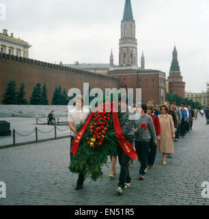 Eine Reise nach Moskau, Russland 1980 er Jahre. Un voyage à Moscou, la Russie des années 1980. Banque D'Images