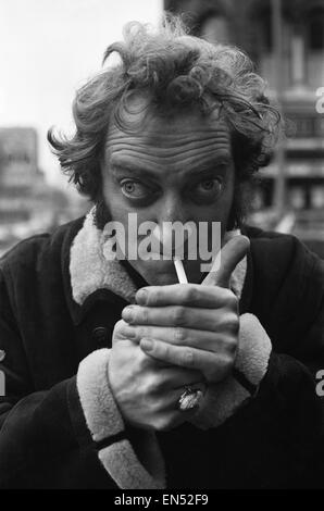 L'humoriste loufoque Marty Feldman vu ici et sur la ville. 1er mars 1969 Banque D'Images