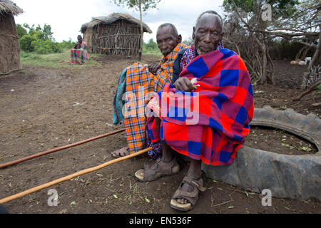 La tribu Samburu au nord du Kenya Banque D'Images