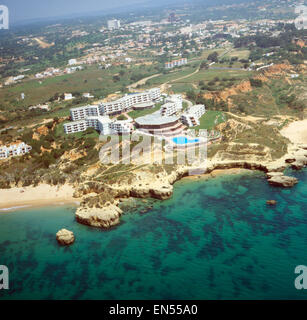 Eine Reise nach Albufeira, Portugal 1980er Jahre. Un voyage à Albufeira, Portugal 1980. Banque D'Images