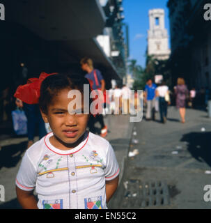 Eine Reise nach Havanna, Kuba 1980er Jahre. Un voyage à La Havane, Cuba des années 80. Banque D'Images