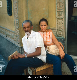 Eine Reise nach Havanna, Kuba 1980er Jahre. Un voyage à La Havane, Cuba des années 80. Banque D'Images