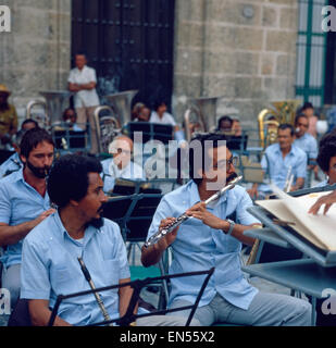 Eine Reise nach Havanna, Kuba 1980er Jahre. Un voyage à La Havane, Cuba des années 80. Banque D'Images