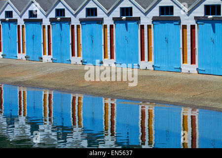 Boatsheds, Clyde Marina Quay, Wellington, Île du Nord, Nouvelle-Zélande Banque D'Images