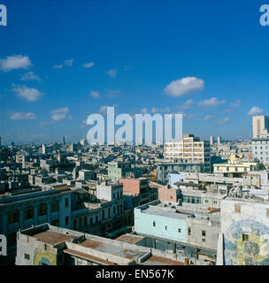 Eine Reise nach Havanna, Kuba 1980er Jahre. Un voyage à La Havane, Cuba des années 80. Banque D'Images