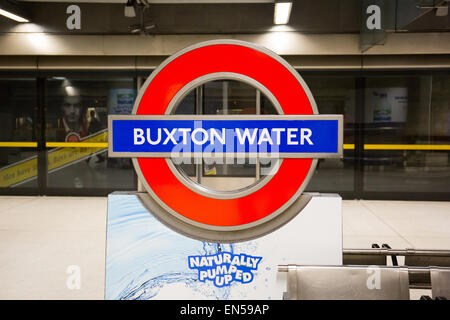 De l'eau signe à Buxton TFL Canada poste d'eau le 26 avril 2015 Banque D'Images