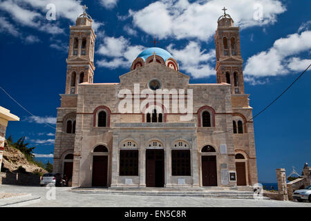 Dans Vrodado Anastaseos church. L'île de Syros, dans les îles Grecques Banque D'Images