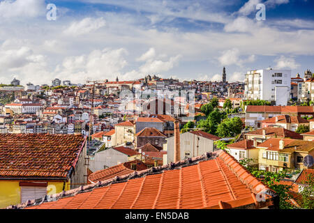 Porto, Portugal vieille ville d'horizon. Banque D'Images