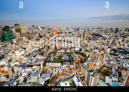 Tokyo, Japon paysage urbain. Banque D'Images