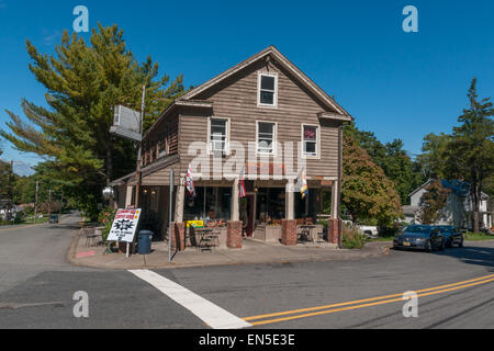 Allamuchy General Store New Jersey USA une ancienne petite ville typique magasin général et deli Banque D'Images
