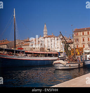 Urlaub in Istrien, Jugoslawien 1970 er Jahre. Vacances en Bretagne, la Yougoslavie des années 1970. Banque D'Images