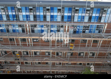 Un nouveau bloc d'hébergement étudiant actuellement construit par s'unir dans le centre de Bristol. 28 avril 2015 Banque D'Images