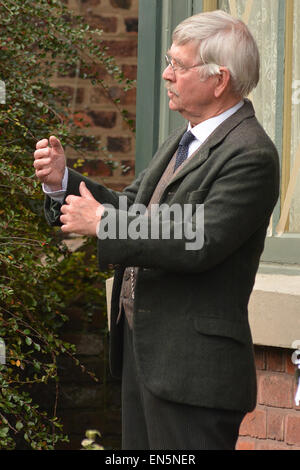 Tom Courtenay joue le caporal Jones sur l'Armée de l'annonce' de film dans le Yorkshire avec : Tom Courtenay Où : Yorkshire, Royaume-Uni Quand : 24 Oct 2014 Banque D'Images