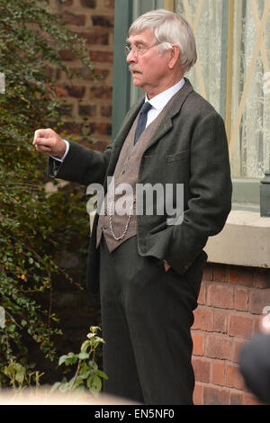 Tom Courtenay joue le caporal Jones sur l'Armée de l'annonce' de film dans le Yorkshire avec : Tom Courtenay Où : Yorkshire, Royaume-Uni Quand : 24 Oct 2014 Banque D'Images