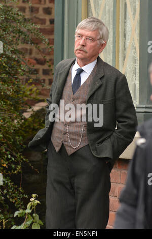 Tom Courtenay joue le caporal Jones sur l'Armée de l'annonce' de film dans le Yorkshire avec : Tom Courtenay Où : Yorkshire, Royaume-Uni Quand : 24 Oct 2014 Banque D'Images