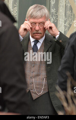 Tom Courtenay joue le caporal Jones sur l'Armée de l'annonce' de film dans le Yorkshire avec : Tom Courtenay Où : Yorkshire, Royaume-Uni Quand : 24 Oct 2014 Banque D'Images