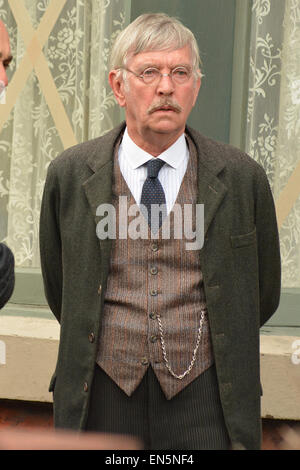 Tom Courtenay joue le caporal Jones sur l'Armée de l'annonce' de film dans le Yorkshire avec : Tom Courtenay Où : Yorkshire, Royaume-Uni Quand : 24 Oct 2014 Banque D'Images