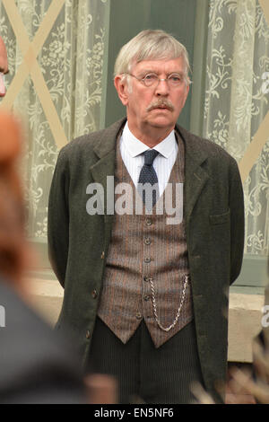 Tom Courtenay joue le caporal Jones sur l'Armée de l'annonce' de film dans le Yorkshire avec : Tom Courtenay Où : Yorkshire, Royaume-Uni Quand : 24 Oct 2014 Banque D'Images