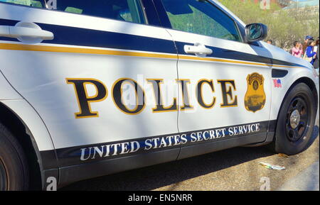 United States Secret Service voiture de police à Washington DC Banque D'Images