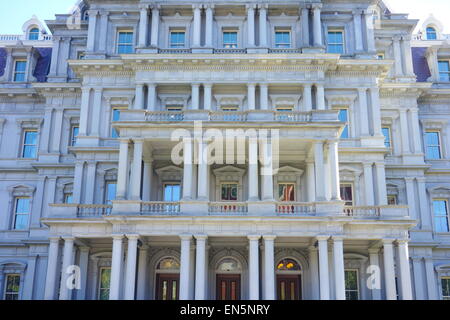 La façade de l'Eisenhower Executive Office Building à Washington DC Banque D'Images