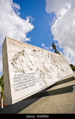 Vue verticale du Mausoleo Che Guevara à Santa Clara. Banque D'Images