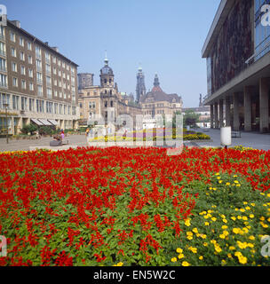 Deutschland, Sachsen, Dresden, Dresde, Blick vom zur Schloßkirche Altmarkt Banque D'Images