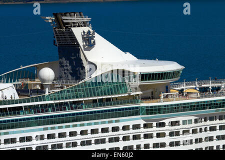 Voyager of the Seas bateau de croisière, Wellington, Île du Nord, Nouvelle-Zélande Banque D'Images