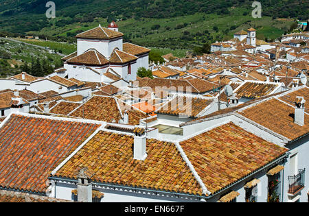 Grazalema, ville blanche, Pueblo Blanco, en Andalousie, espagne Banque D'Images