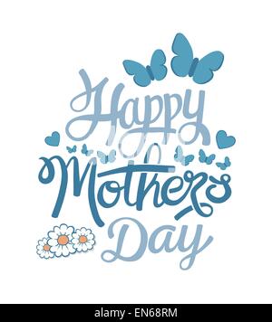 Happy mothers day vector Illustration de Vecteur