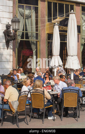 Gerbeaud Café à Pest, Budapest, Hongrie Banque D'Images