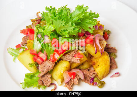 Salade de pommes de terre souabe Banque D'Images