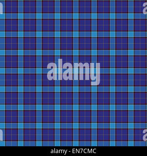 Une mosaïque à motifs tartan du clan Kirkcaldy. Banque D'Images