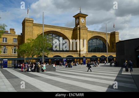 La gare de Kings Cross Banque D'Images