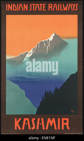 Une représentation historique du Cachemire, une région connue pour son riche patrimoine culturel, ses paysages époustouflants et son importance historique en Asie du Sud. Banque D'Images